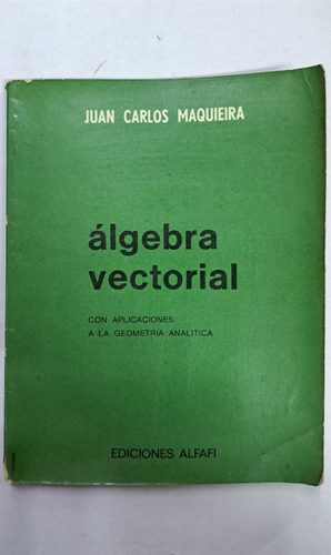 Álgebra Vectorial-juan Maquieira-ed:alfafi- Libreria Merlin