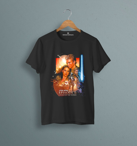 Remera: Episodio 2 Star Wars Memoestampados