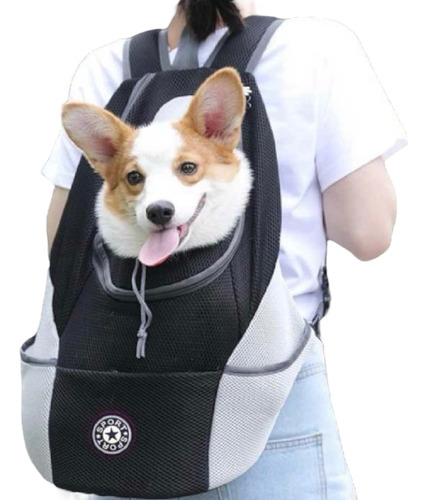 Cargador Morral Canguro Cabeza Afuera Para Mascotas