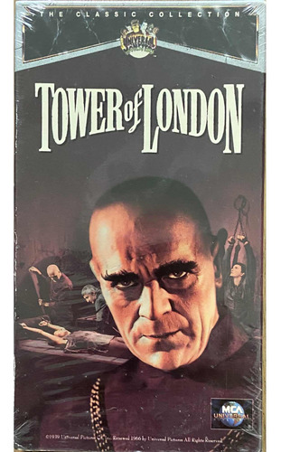 The Tower Of London. Pelicula Vhs. Boris Karloff. Usada.