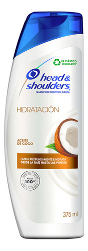  Shampoo Anticaspa Hidratacion Coco 700ml Head&shoulders