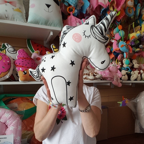 Almohadon Infantil Unicornio Deco Almohadones