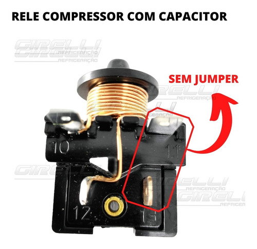 Imagem 3 de 7 de Relé E Protetor Para Compressor 1/3 Hp 220v - Embraco