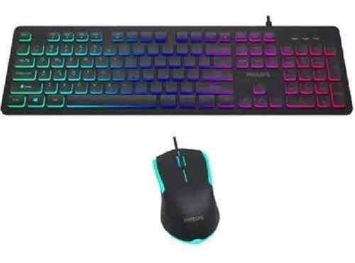 Kit Gamer Philips Teclado Y Mouse Spt8264