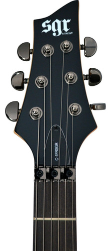 Schecter Sgr C1 Fr Guitarra Eléctrica Sólida Nogal Con Funda Color Marrón Oscuro Material Del Diapasón Palo De Rosa Orientación De La Mano Diestro