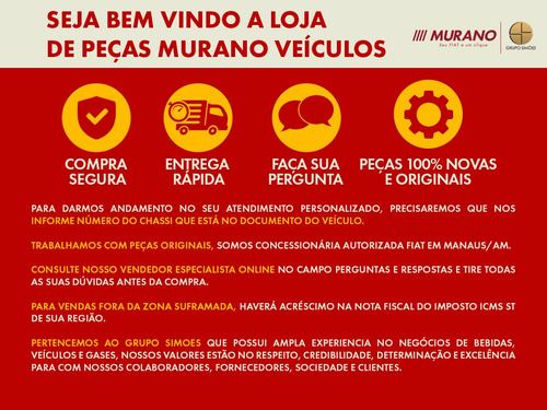 Fusível 150 Amperes Original Fiat Cronos 2018, 2019, 2020