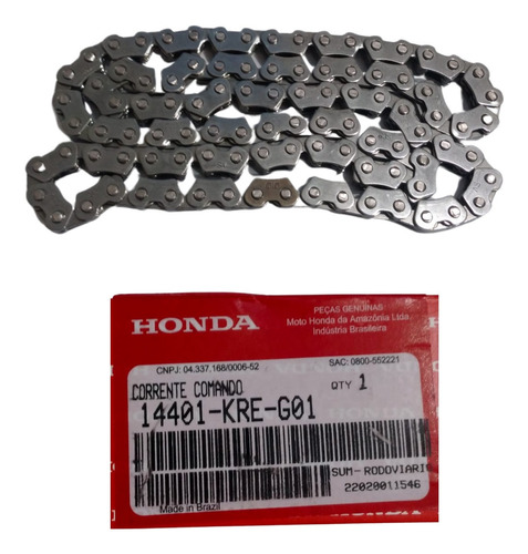 Corrente De Comando Cg160/ Bros 160/ Xre190 Original Honda