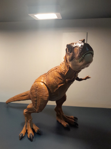 Dinossauro Jurassic World T Rex Mordida Feroz Mattel