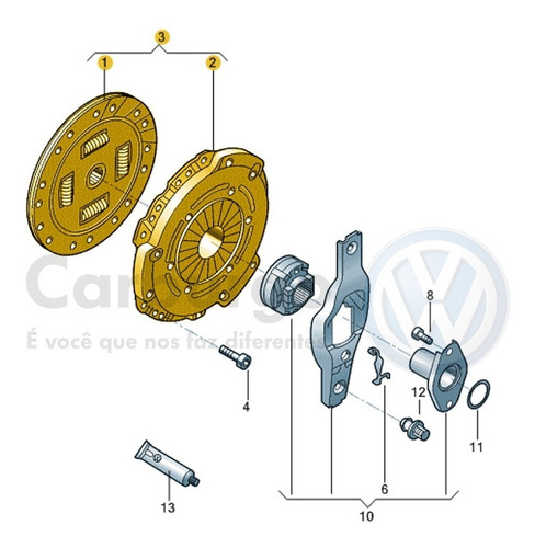 Kit Embreagem Original Vw Fox 2015/2016