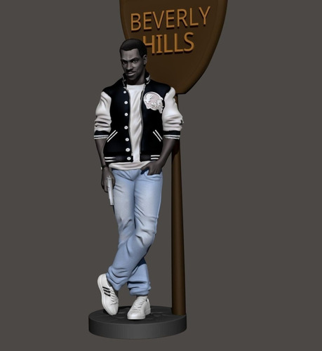 Archivo Stl Impresión 3d - Beverly Hills Cop - Axel Foley