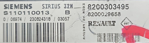 Computadora De Motor Renault Clio Platina 2003 1.6 L Auto (Usado)
