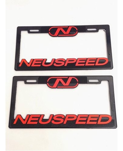 Porta Placas Neuspeed Color Rojo