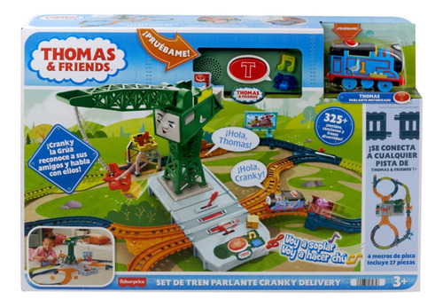 Thomas And Friends Pista Set Tren Parlante Cranky Delivery 