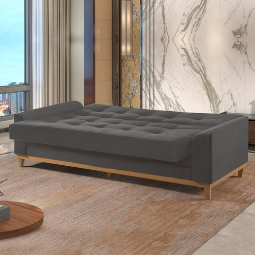Sofá Cama Living Reclinável 223cm M157 Martins Wt