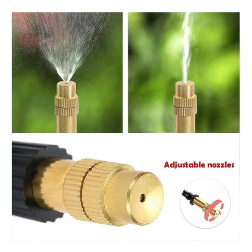 Sistema De Riego Automático Para Jardín Curvo De 360 Grados,