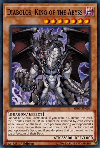 Diabolos, King Of The Abyss - Gld4 Yugioh