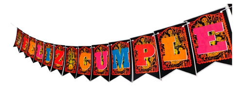 Banderin Deco Feliz Cumple Pelicula Coco Guirnalda