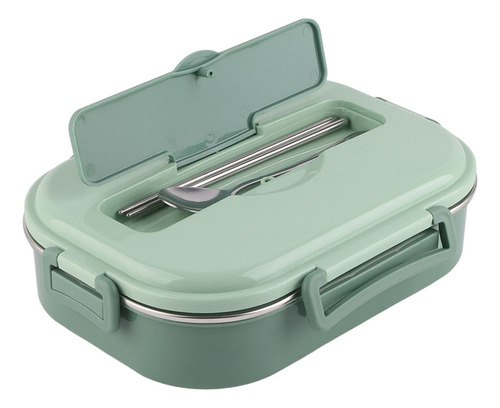 Fiambrera De Acero Inoxidable Caja Bento Portátil De 4