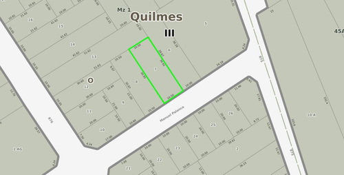Terreno En Venta - 324mts2 - Quilmes