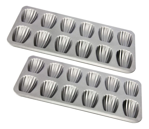 Sartenes Madeleine, Moldes Para Hornear Antiadherentes De 12