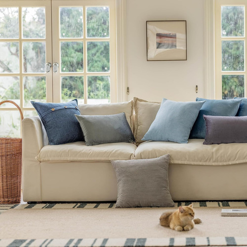 Fundas De Cojin Decorativas A Rayas Home Brilliant Ap
