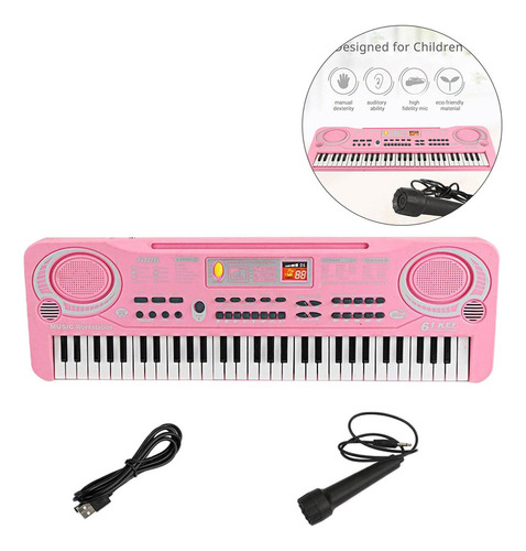 An Instrumento Musical Piano Teclado Digital Usb Órgano