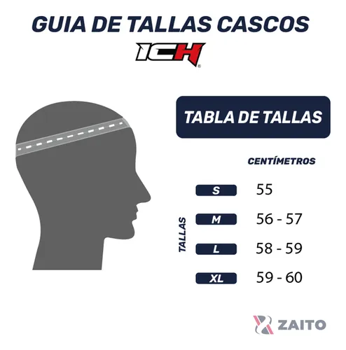 Casco Abatible Ich 3110 Solid Camale Visor Azul