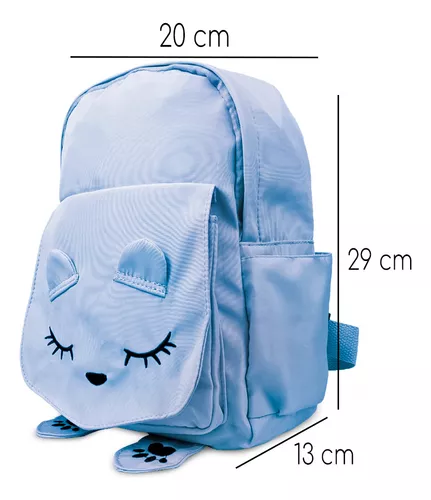 Mochila de Costas Gatinho Pack Me Escolar Infantil Meninas em