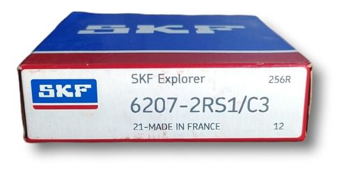 Rodamiento 6207 Sello De Goma Marca Skf