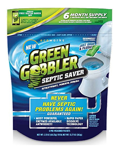 Tratamiento De Fosas Sépticas Green Gobbler Septic Saver 6 M