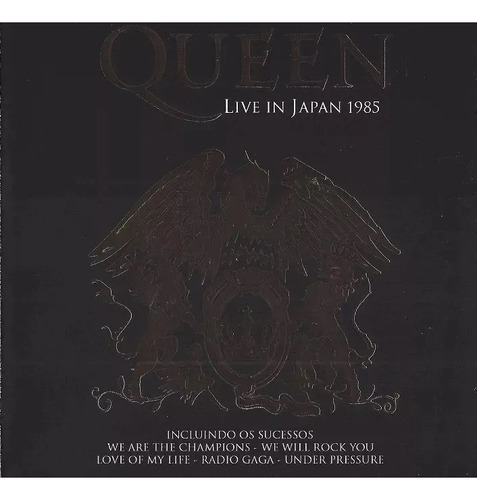 Queen - Cd Live In Japan 1985 - Com Sleepcase