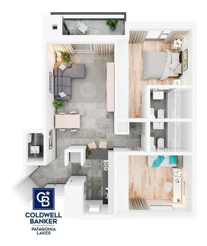 Imagen 19 de 28 de Venta Departamento De Pozo - P1 A - Edificio Eve - Barrio Belgrano - Bariloche