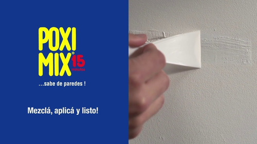 Imagen 2 de 9 de Poximix Interior Repara Grietas Blanco X 5 Kg