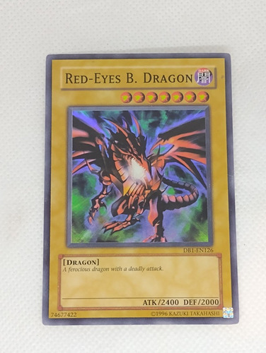 Red Eyes Black Dragon Db1 Super Raro Yugioh