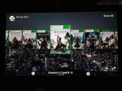 Disco Duro Para Xbox 360 Con 240 Respaldos (Usado)
