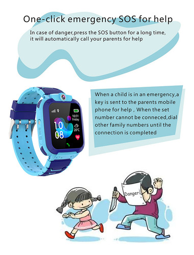 . Reloj Con Sos, Llamada Bidireccional, Ip67, Rastreador