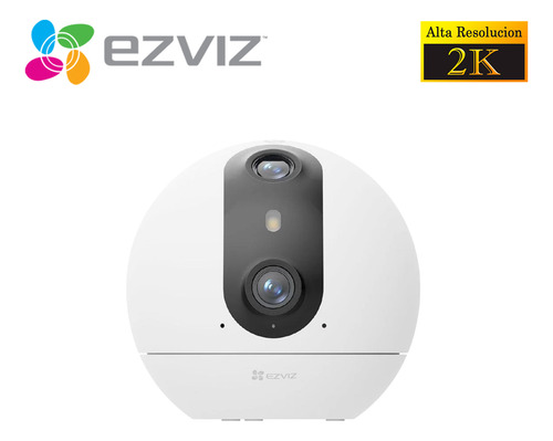 Cámara Seguridad Wifi C60p dual 2k 3mp 360 Boton Llamada