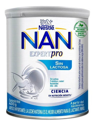 Nan Sin Lactosa Lc-pufas Lata X 400 Grs