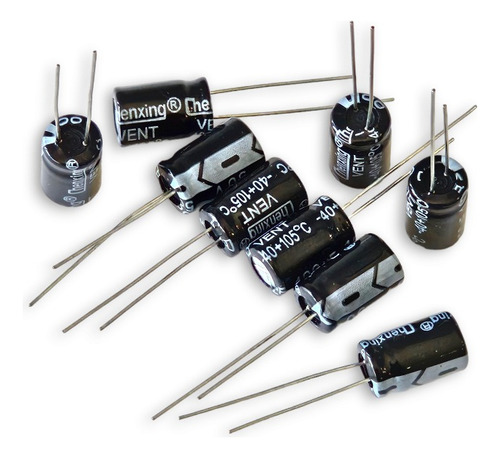 Capacitor Electrolitico 1uf 50v 100pza