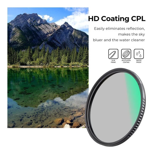 Filtro Polarizador Circular De 82 Mm, Filtro Polarizado...