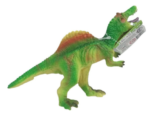 Dinosaurio Spinosaurus Goma Soft Con Chifle 16 Cm Wabro