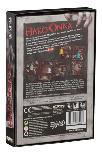 Juego De Mesa Wizkids Hako Onna Horror Inglés