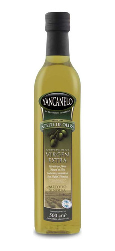 Aceite De Oliva Extra Virgen Yancanelo Sinolea 500ml.