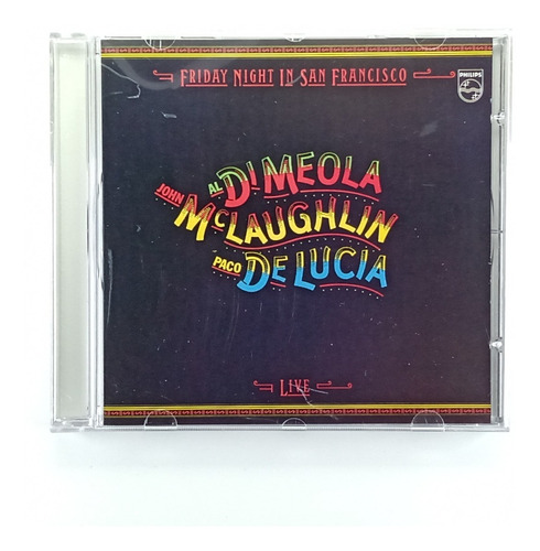 Cd Al Di Meola John Mclaughlin Paco De Lucía Nfe #