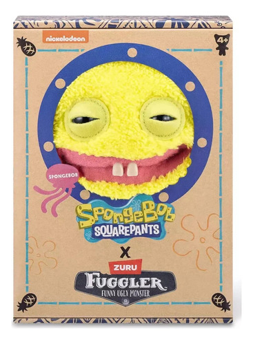 Peluche Fuggler Bob Esponja Zuru Spongebob Squarepants