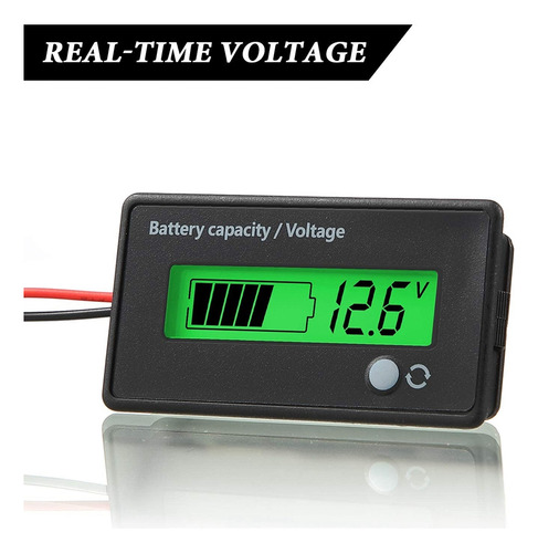 2 Unidades De 12 V, 24 V, 36 V, 48 V, 72 V, Medidor De Bater
