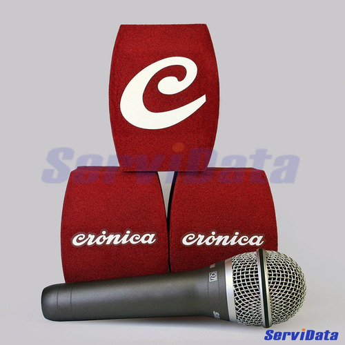 Capuchon Para Micrófono Personalizado Por 9 Unidades