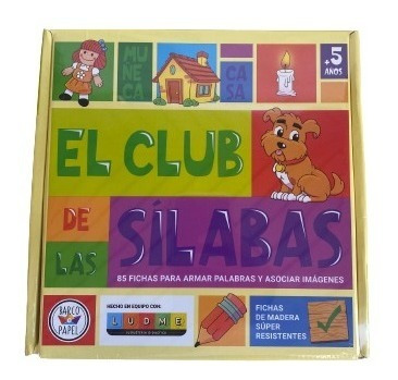 Juego Mesa Niños Aprender A Escribir El Club De Las Sílabas
