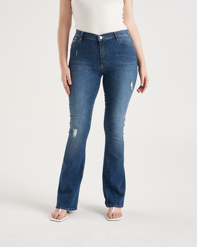 Jean Portsaid Bootcut Max - Navy Mujer