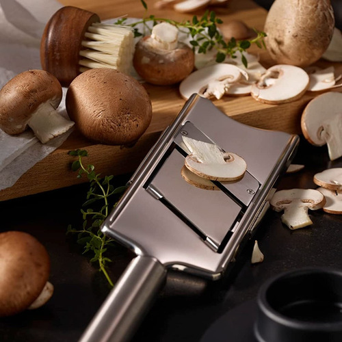 Cortador De Trufas Queso Verdura Hoja Ajustable Acero Inox
